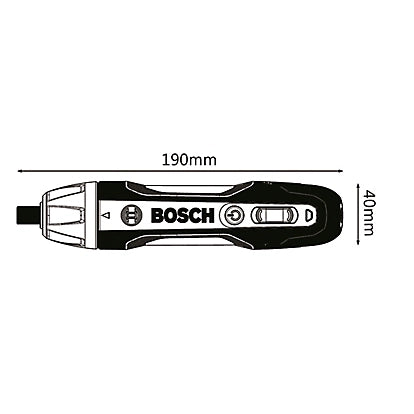 BOSCH GO 3.6V 1 X 1.5AH LI-ION COOLPACK CORDLESS SCREWDRIVER