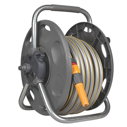 HOZELOCK 2-IN-1 REEL WITH HOSE 25M