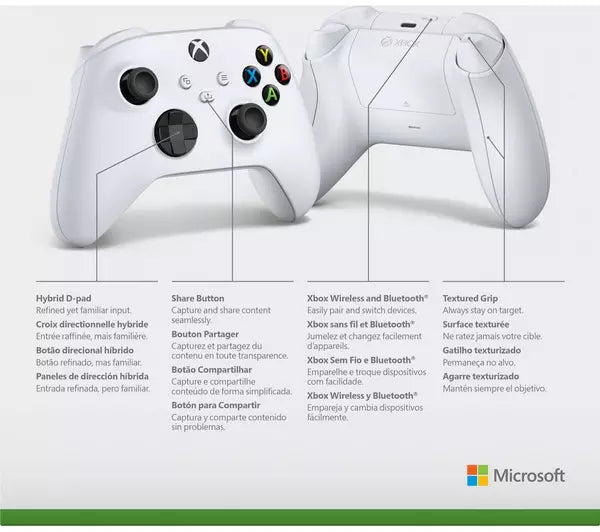 XBOX Wireless Controller - Robot White